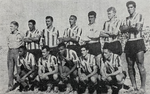 1958.01.26 - Campeonato Gaúcho - Bagé 3 x 1 - Time do Grêmio.PNG